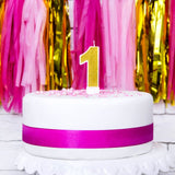 PartyDeco Verjaardag Kaars Nummer 1 - Goud